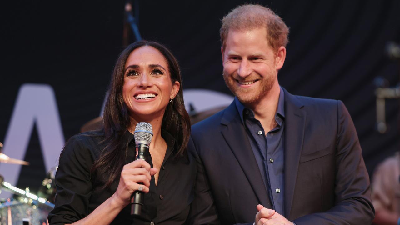 The couple looked thrilled to be reunited. Picture: Chris Jackson/Getty Images for the Invictus Games Foundation