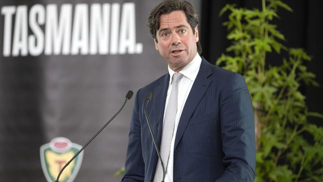 Gillon McLachlan is set to deliver on a Tasmanian team. Picture: Chris Kidd