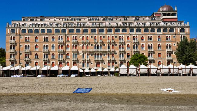 The Excelsior Hotel is in September, 2018 during the 75th Venice Film Festival at The Lido. Picture: AFP