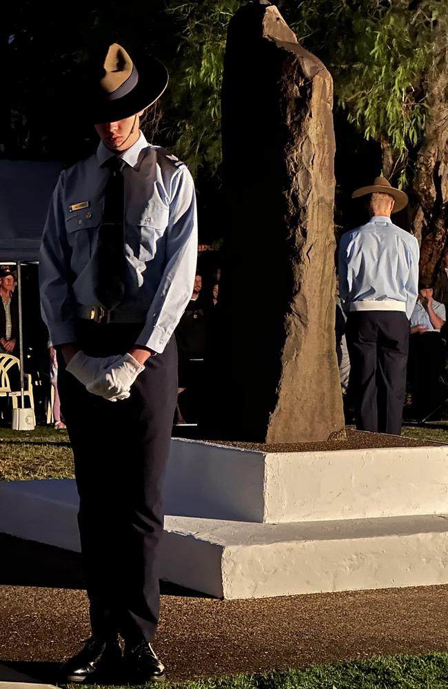 At least 2500 gathered during the Anzac Day Dawn Service at Mudjimba's Power Memorial Park on April 25, 2023. Picture: Letea Cavander