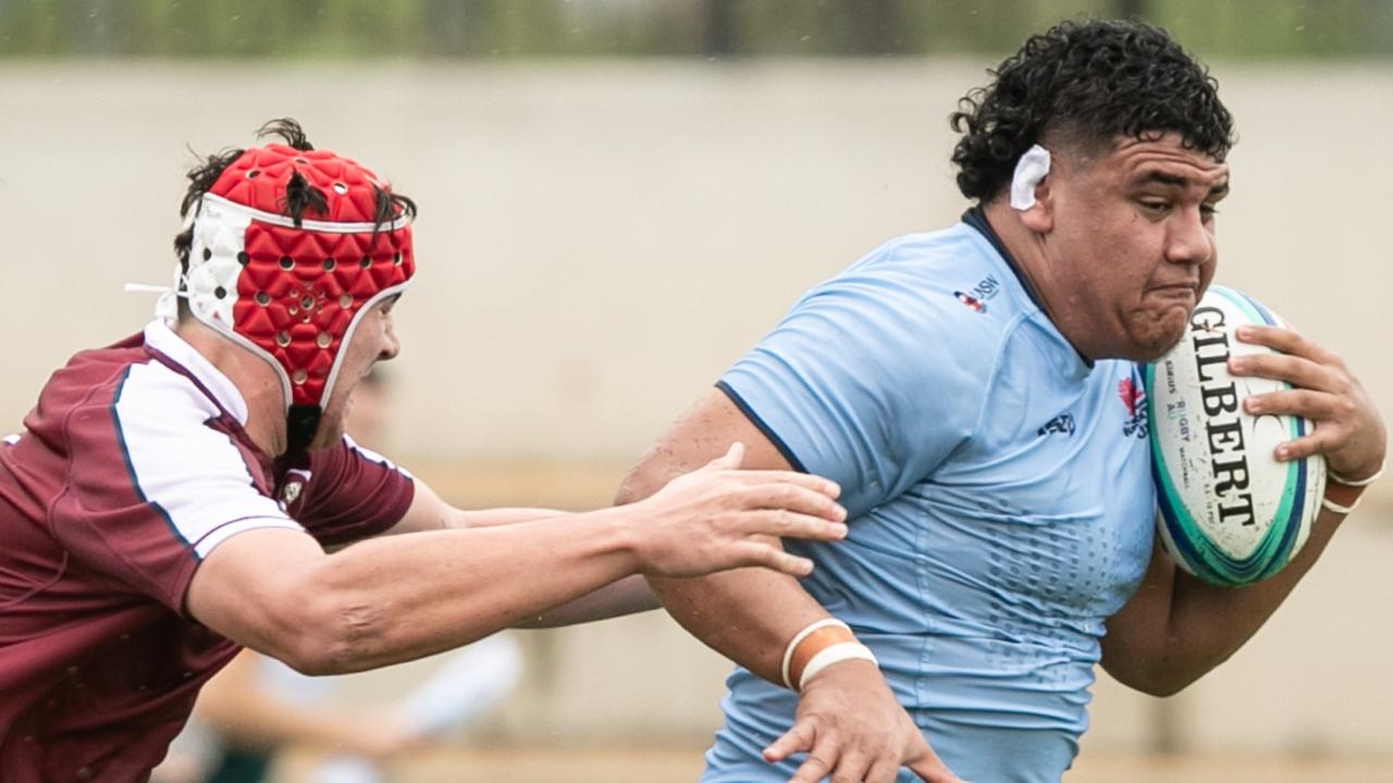 Warratah’s player Edwin Langi Picture: Julian Andrews