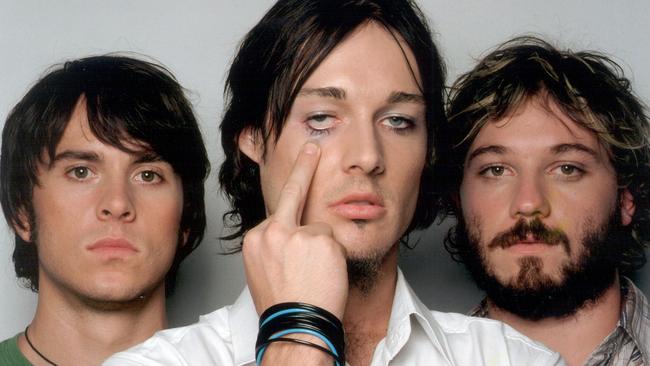 Johns (centre) has told fans he wouldn’t reform Silverchair ‘with a gun to my head’.