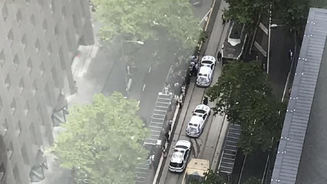 Police pursuit and reports of shots fired in Melbourne CBD