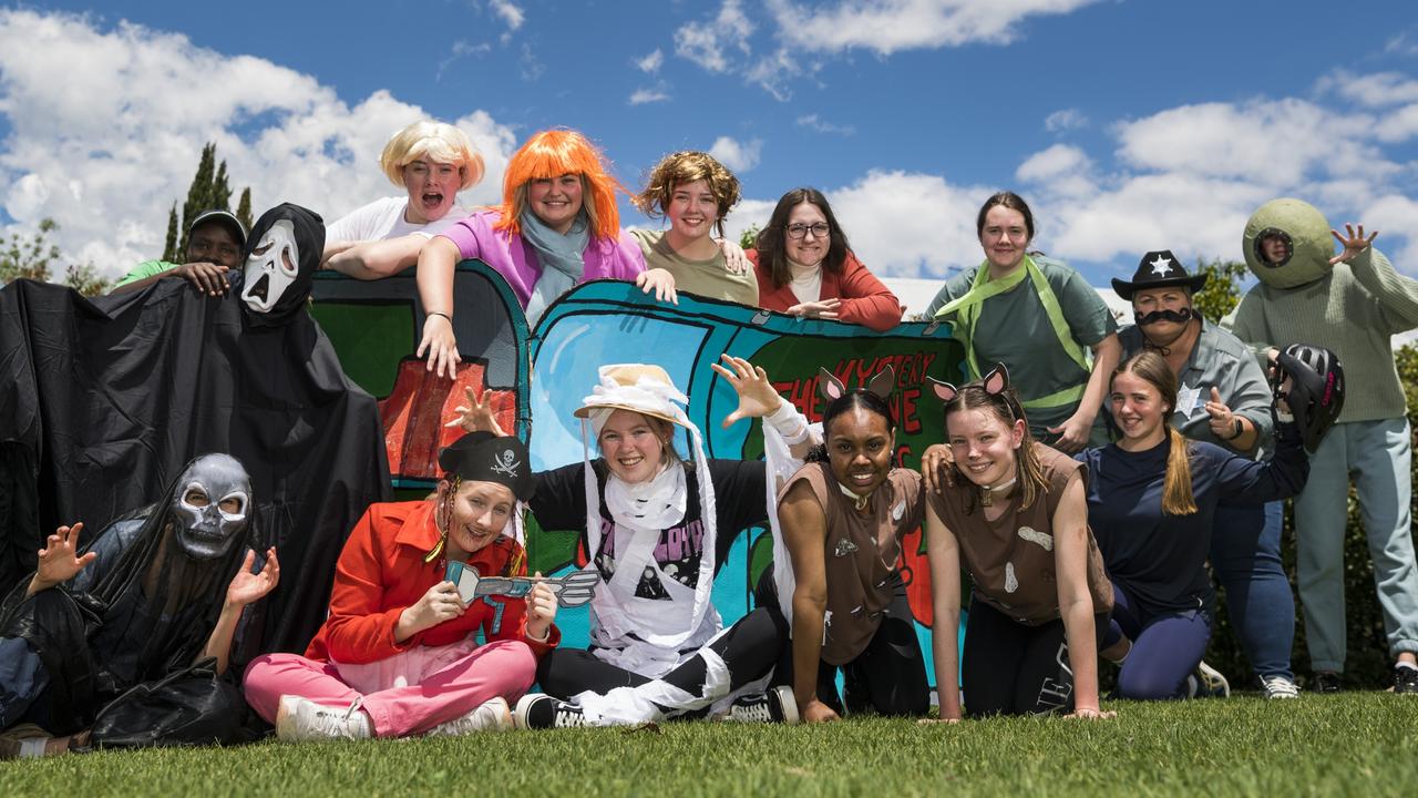 ANC pastoral care group with their Scooby-doo float as St Ursula's College students dressed up for their boat race during St Ursula's Week, Wednesday, October 20, 2021. Picture: Kevin Farmer