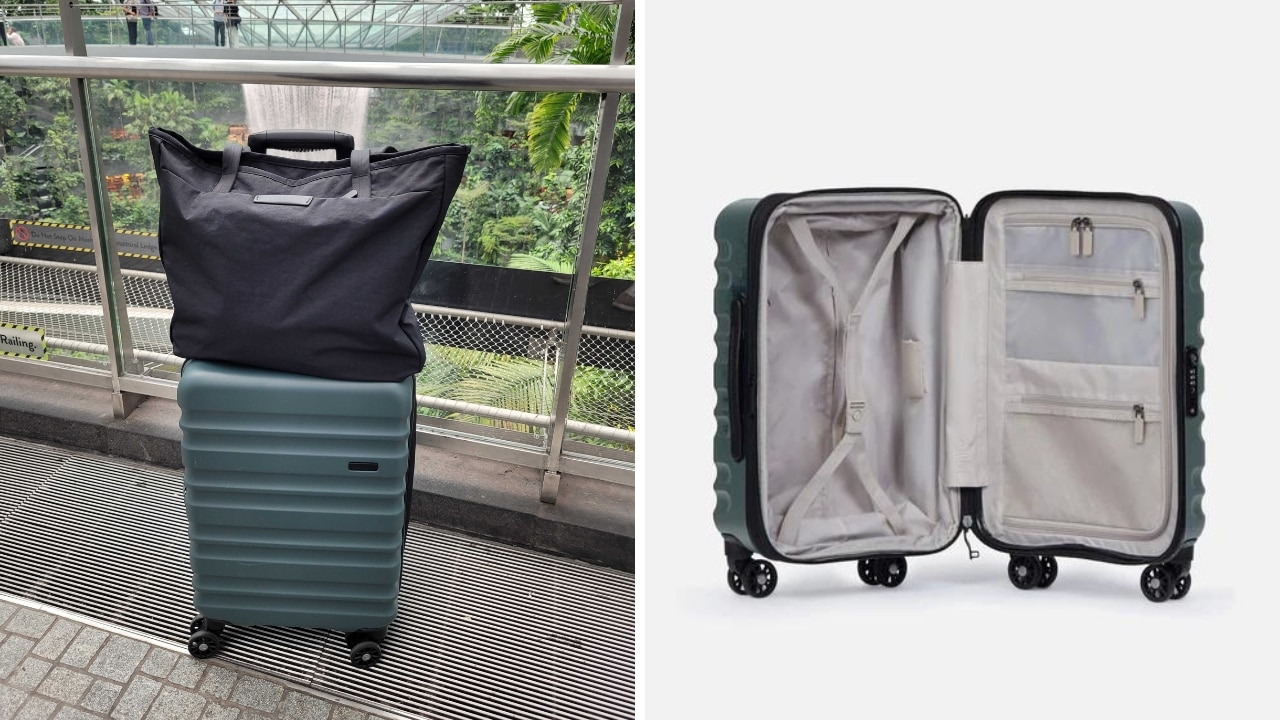 Antler Clifton Expandable Cabin Suitcase. Picture: Escape/Antler