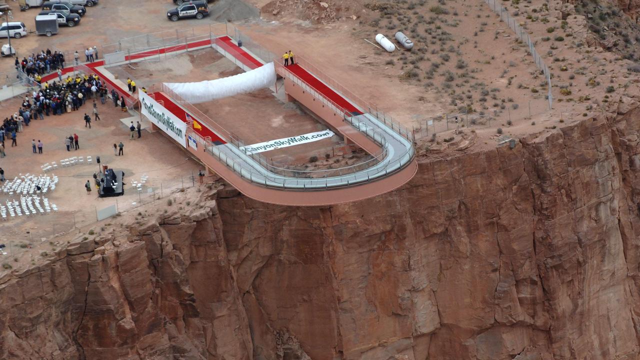 The Grand Canyon Skywalk in Arizona. Picture: Paul Harris/Getty Images