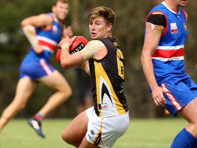 Charlie Haley made his return from injury on Saturday. Picture: Stuart Milligan