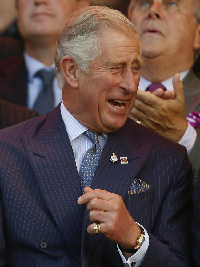 Prince Charlesduring the opening ceremony of the Invictus Games in 2014. Picture: Luke MacGregor/Getty