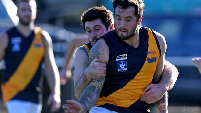 Lancefield captain Matthew Bowden. Picture: Andy Brownbill