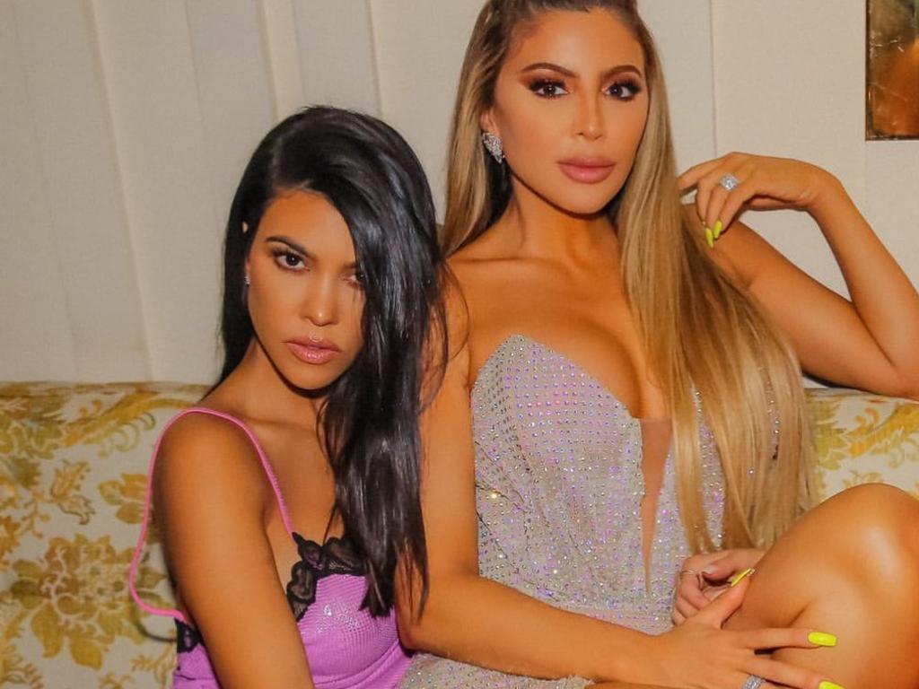 Kourtney Kardashian and Larsa Pippen.