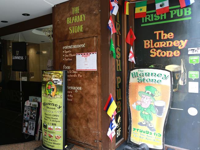 The Blarney Stone, an Irish pub in Osaka’s Shinsaibashi district. Picture: Buddhika weerasinghe