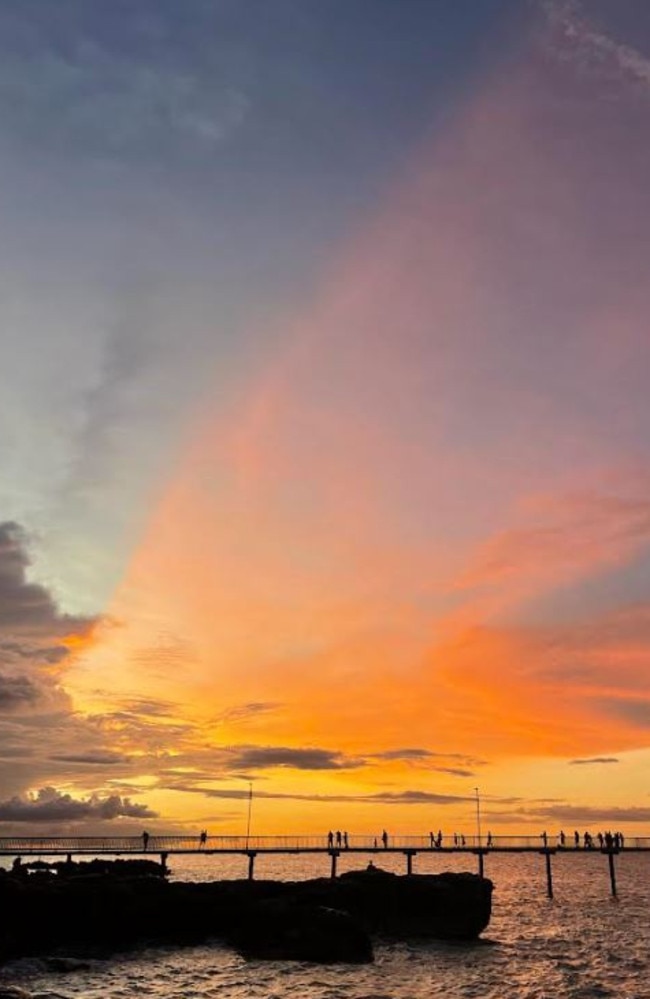 Nightcliff at sunset in May 2025. Picture: Kate Dinning