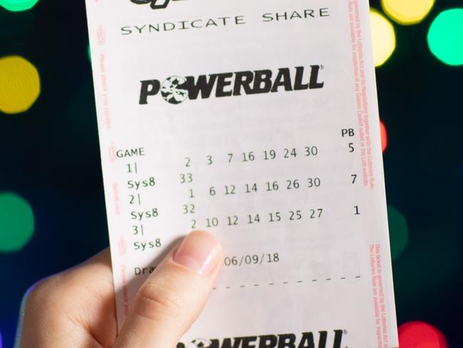 Powerball tattslotto generic file stock image: Picture: Supplied by The Lott