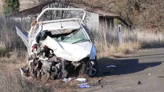 A man has been charged with murder after a fatal crash in central western NSW. Picture: 9 News