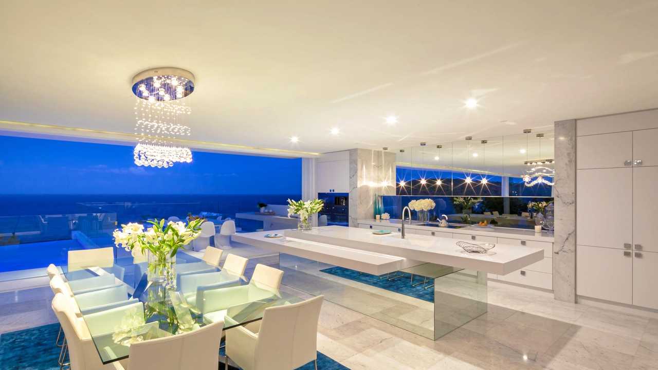 Glen and Deb Watson's Sunshine Beach home Azure will feature on the TV series Unreal Estate. Supplied by Channel 9.