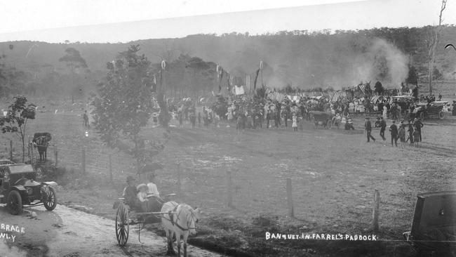 Empire Day celebrations at Brookvale Park in 1911. Picture State Archives