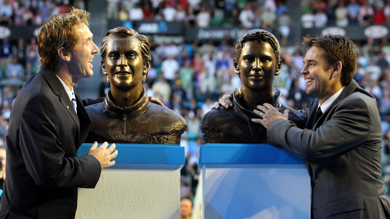 They were inducted into the Tennis Hall of Fame at Rod Laver Arena together in 2010.