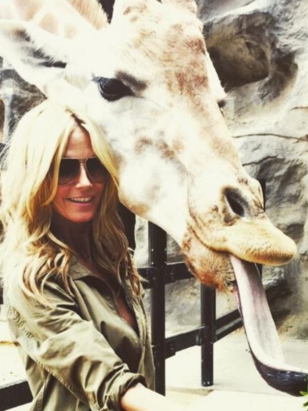 Heidi has it licked. Picture: Instagram