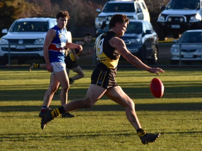 Zach Morris in action for Longford against grand final opponent South Launceston earlier this season. Picture: Supplied