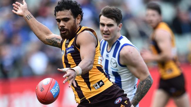 Remember this guy? Cyril Rioli will be a huge inclusion for Hawthorn in 2018.