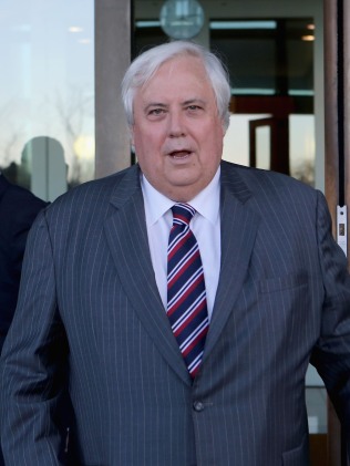Clive Palmer has announced a preference deal with Campbell Newman's Liberal Democrats ahead of next year's federal election. Picture: Cole Bennetts/Getty Images