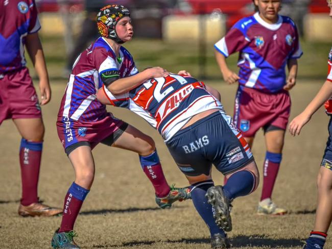 Beau Paterson shuts down another play. Picture: 3 Two 8 Photography