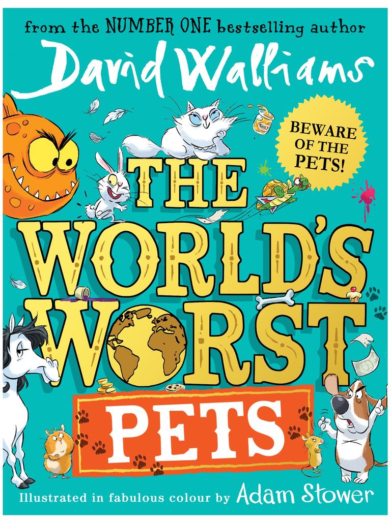 The World's Worst Pets by David Walliams is full of cheeky animals begging to be brought to life during Book Week. Picture: HarperCollins/supplied