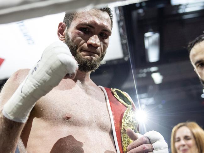 Bakhram Murtazaliev has barely been sighted in the lead-up to the fight. Picture: Hannes P. Albert/picture alliance via Getty Images