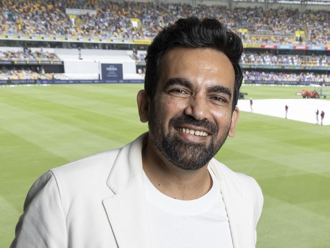 Zaheer Khan and Sara Tendulkar at the first day of the test between Australia and India at the Gabba, Saturday, December 14, 2024 - Picture: Richard Walker