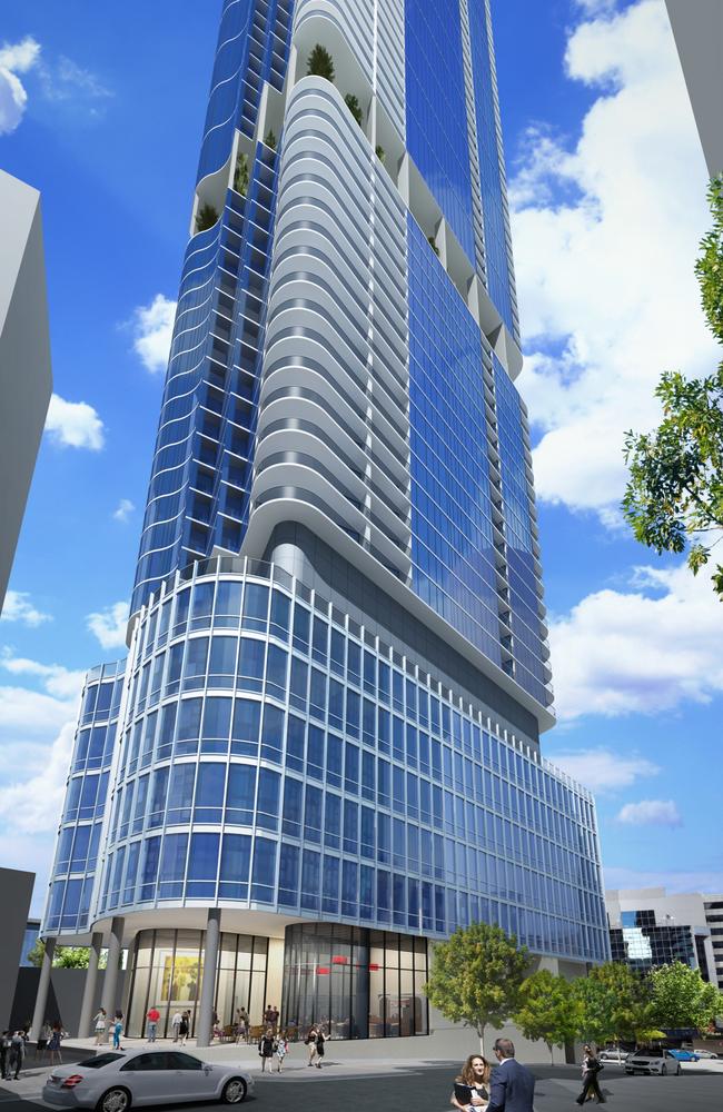 An artist’s impression of how the building will look.