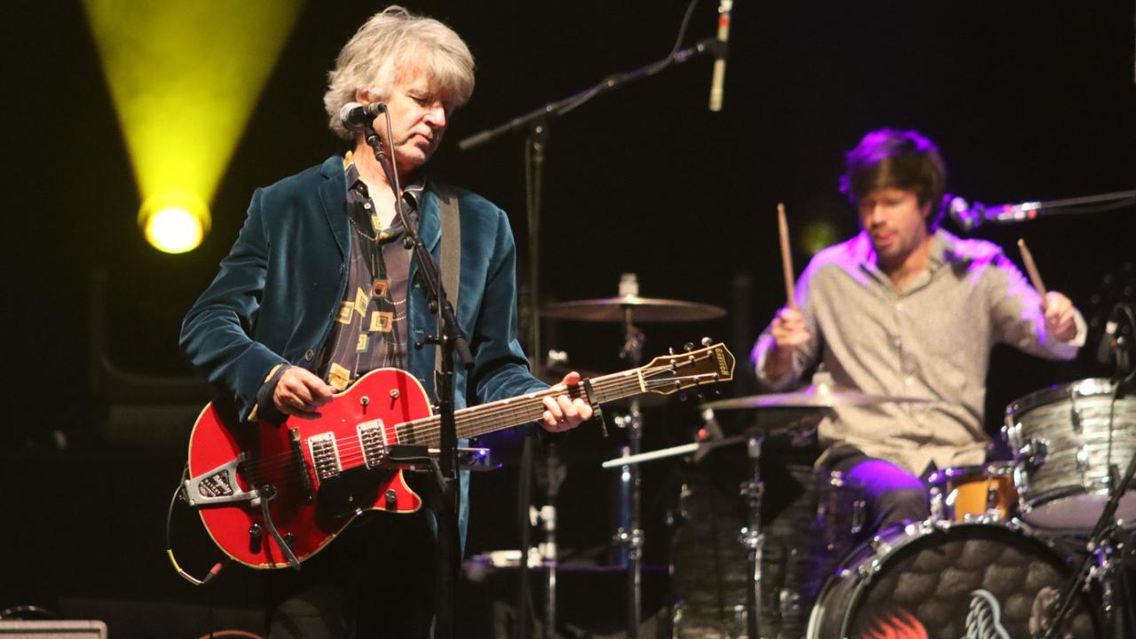 Crowded House perform at Townsville Entertainment Centre. Nov 3, 2022. Picture: Craig Hebrert