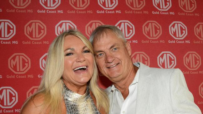 Sandy Shields-Bell and Rob Lane at MG Gold Coast Charity Gala, Southport. (c) Regina King