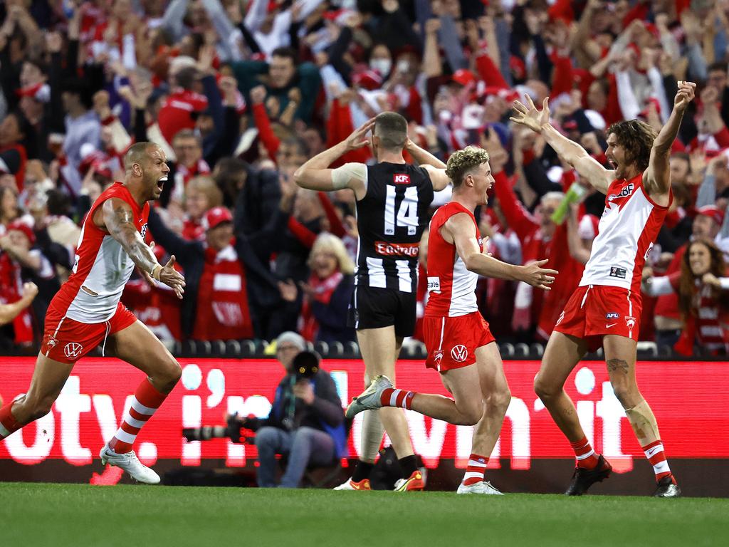 2022 AFL Grand Final Day, Geelong Cats v Sydney Swans, MCG, Holmes, Sam Reid CODE Sports