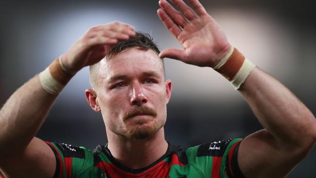 Damien Cook was devasated when the Rabbitohs bowed out of the finals but none of that detracts from a stellar season. Picture: Phil Hillyard