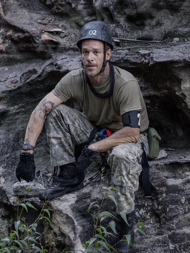 Koby Atterton as Duty recruit for SAS Australia opened up last night on the reality show. Picture: Seven.