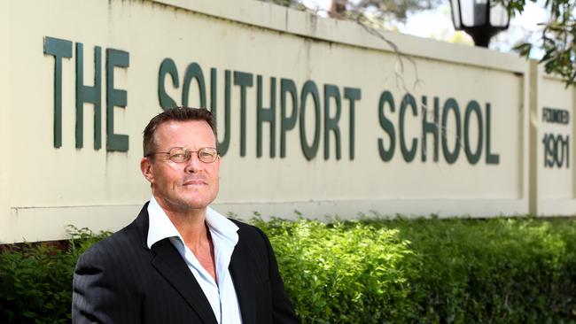 Gold Coast private investigator Bill Edgar has been the face of a campaign against TSS where he was a student. Pic by David Clark