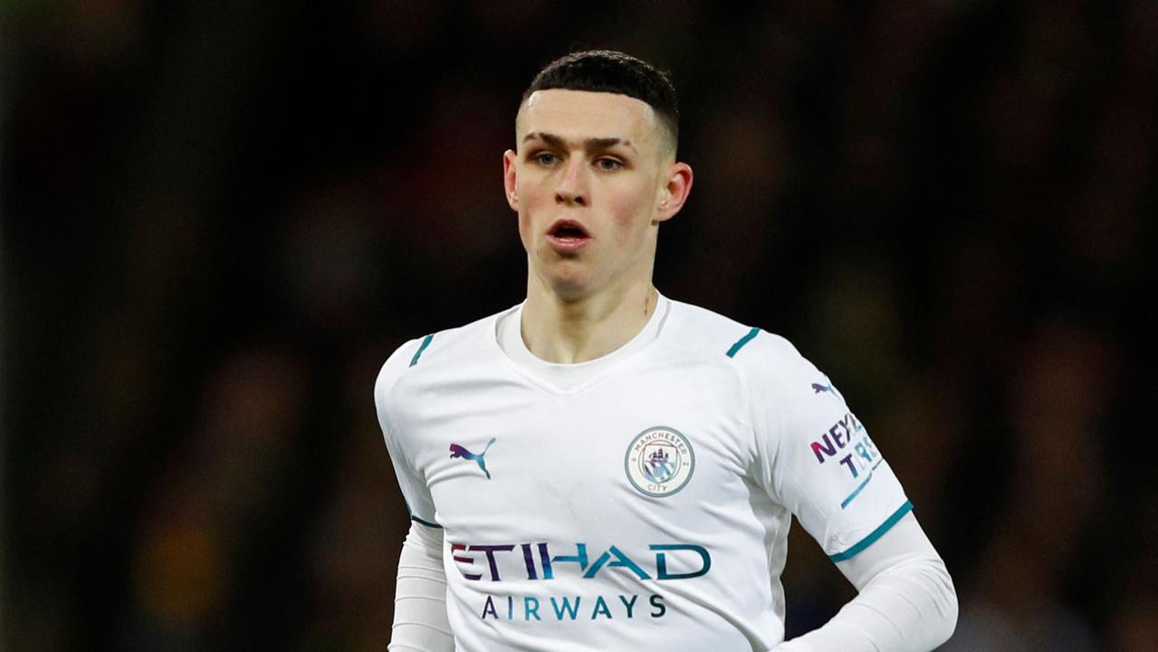 Manchester City midfielder Phil Foden. Photo by Adrian DENNIS / AFP