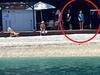 Shocking moment captured on private island