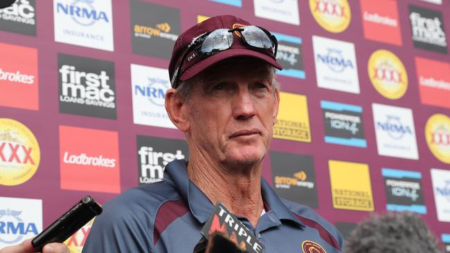 Wayne Bennett will face media regarding speculation                         <a capiid="b2c1e1b5421059746069bf98b54c1415" class="capi-video">Will Bennett be sent packing?</a>                     over his future in Brisbane.