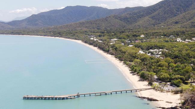 A seaside suburb north of Cairns with a popular swimming beach is the focus of the Palm Cove Streetscape and Landscape Master Plan. Picture: Brendan Radke