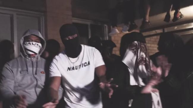 The rappers regularly cover their faces on social media and in their music videos.