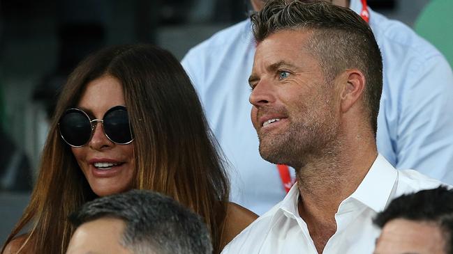 Pete Evans and wife Nicola. Picture: Julie Kiriacoudis