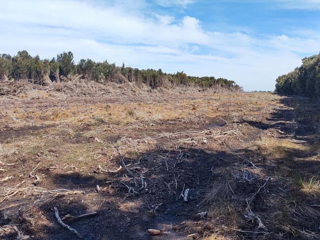 Alan Robert Smith fined $90,000 for illegal land clearing on King Island. Picture: Supplied