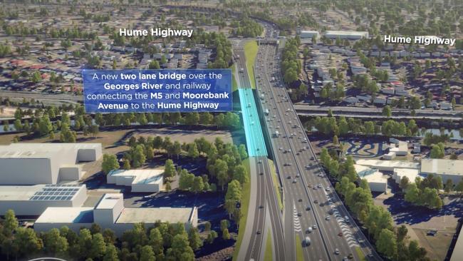 A new two lane bridge is being proposed. Picture: Supplied