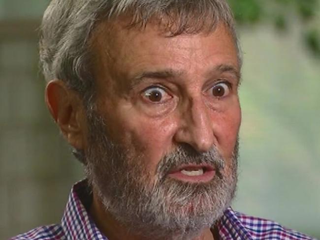 Burke told Tracey Grimshaw he was the victim of a “witch hunt”. Picture: ACA/Channel 9.