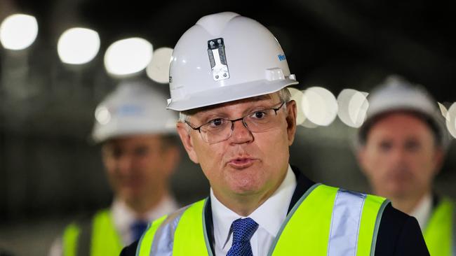 Prime Minister Scott Morrison back in Sydney last week. Picture: Getty Images