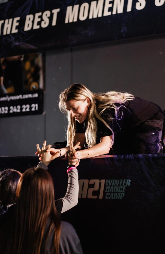 Sabrina McCarthy at a dance camp. Photo: contributed.