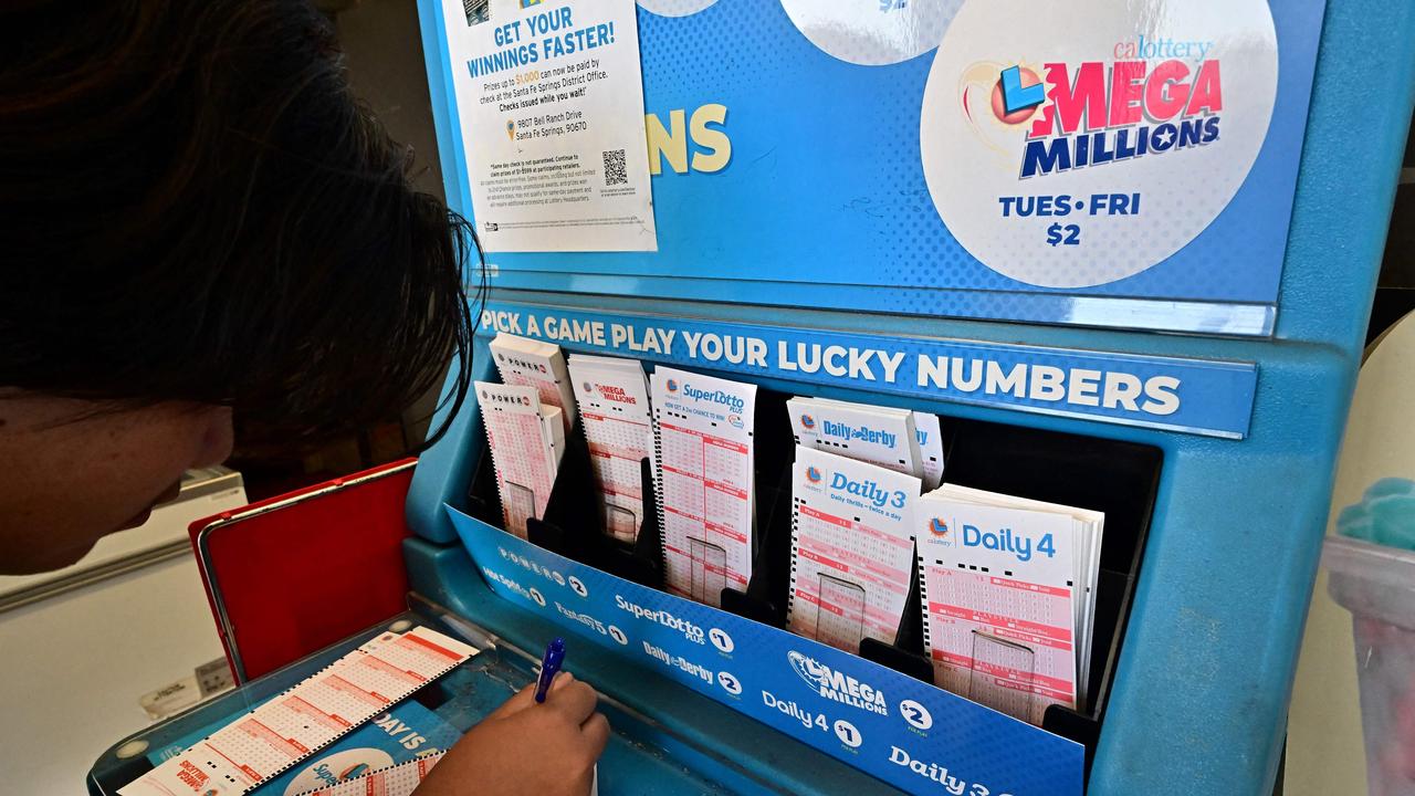 The lucky winner walks away with $800 million – more than $1.2 billion in Australian dollars. Picture: Frederic J. Brown/AFP