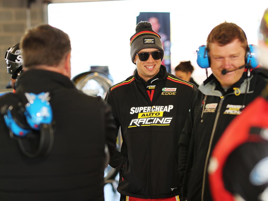 2019 Supercheap Auto Bathurst 1000, Virgin Australia Supercars Championship. #55 Supercheap Auto Racing Chaz Mostert, Ford Mustang GT before the morning practise session. Picture Rohan Kelly