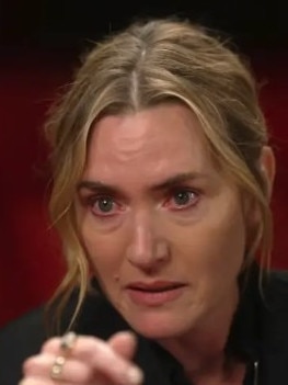 Kate Winslet broke down in an emotional new interview. Picture: 60 Minutes